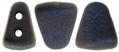 Metalust Matte Steel Blue Nib Bit Beads (8 Grams) 48-50 Beads