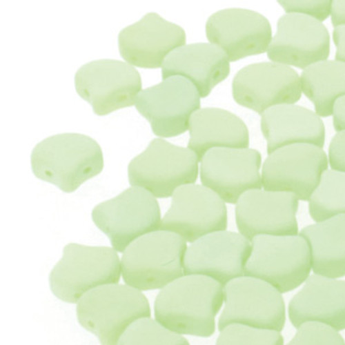 Matte Lime Bondeli Ginko Bead (8 Grams)