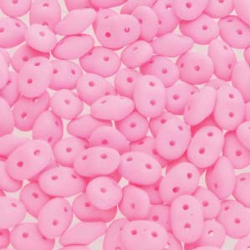 2.5x5mm Matte Pink Bondeli Super Duo Beads (8 Grams) DU0502010-92923