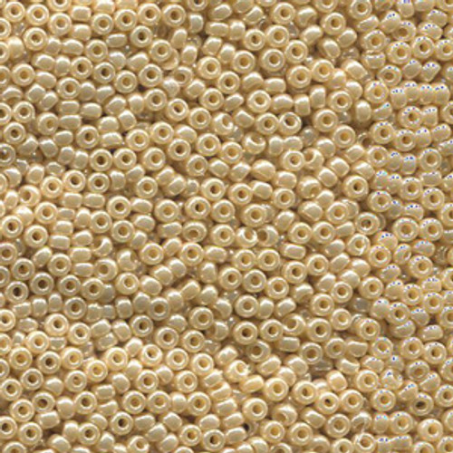 11/0  Crystal Ivory Gold Luster Miyuki Seed Beads (20 Grams) 11-442