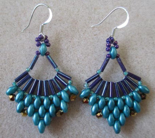 Flabellum Earrings Tutorial PRINTED Pattern - 17 Pages