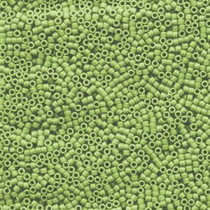 11/0 Matte Opaque Avocado Delica (8 Grams) Db1585