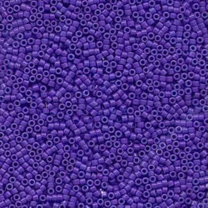 Miyuki Delica Seed Beads 11/0, DB661 – Gefärbte Opake Perlen, Violett, 7,2 G, Rocailles Für Schmuck & Handarbeit