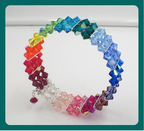 9 Pack: Bead Gallery Aurora Borealis Czech Crystal Glass Faceted Round Beads, 6mm | Michaels