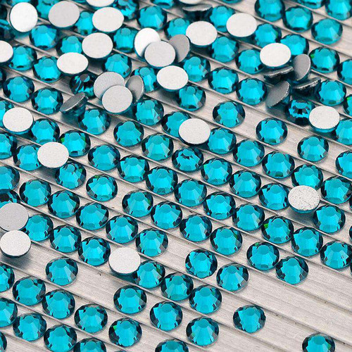 flat back glass beads
