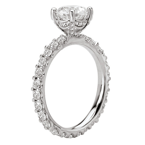 SPC ORD SIZE*18KW ETERNITY DIASEMI-MT, D7/8CTW, FIT 6.5MM RD