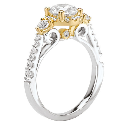 18KWY ROM DIA 3-STN SEMI MT D1/2CTW, FIT 6.5MM RD 18KWY ROM DIA 3-STN SEMI MT D1/2CTW, FIT 6.5MM RD