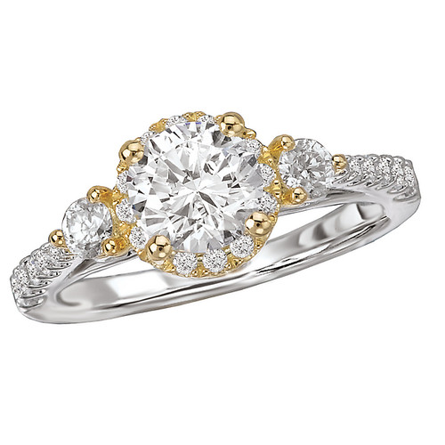 18KWY ROM DIA 3-STN SEMI MT D1/2CTW, FIT 6.5MM RD 18KWY ROM DIA 3-STN SEMI MT D1/2CTW, FIT 6.5MM RD