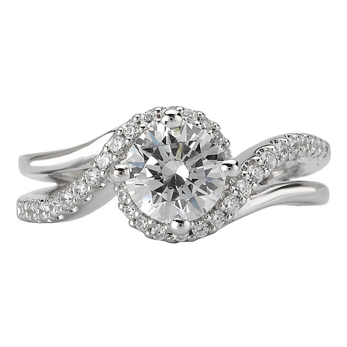 18KW ROM RD DIA WAVY SEMI-MT D1/4CTW, FIT 6.5MM RD 18KW ROM RD DIA WAVY SEMI-MT D1/4CTW, FIT 6.5MM RD