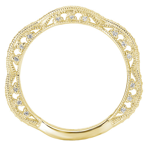 *SPC*18KY ROM SCALLOP MLGN DIABAND, D1/4CTW, MATCHES 117383