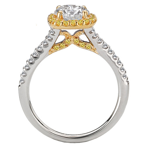 18KWY ROM WH/YELL DIA SEMI-MT D1/5CT,Y1/5CT, FIT 6.5MM RD 18KWY ROM WH/YELL DIA SEMI-MT D1/5CT,Y1/5CT, FIT 6.5MM RD