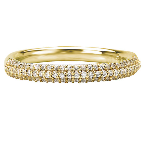 18KY ROM 3-ROW DIA BAND D1/4CTW, MATCH 117573 18KY ROM 3-ROW DIA BAND D1/4CTW, MATCH 117573