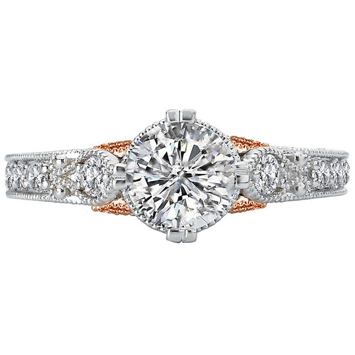 18KWR ROM DIA MLGN/ENGRV SM   D3/8CTW, FIT 6.5MM RD