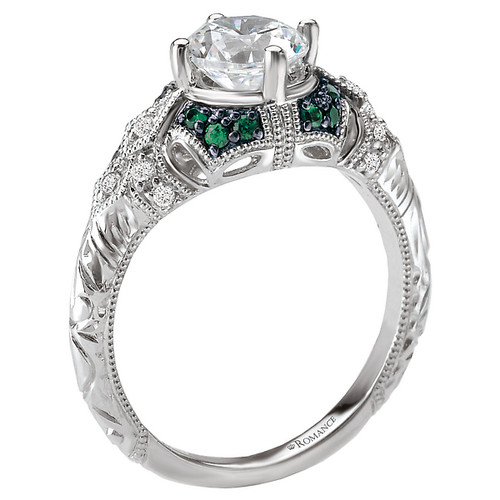 18KW ROM DIA/TSAV ENGVD SEMI- D1/8CTW,TS 1/5TGW,FIT 6.5MM RD