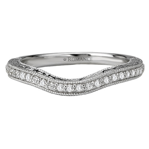 18KW ROM DIA CURVED ENGVD BANDD1/5CTW, MATCH 117624-117626 18KW ROM DIA CURVED ENGVD BANDD1/5CTW, MATCH 117624-117626