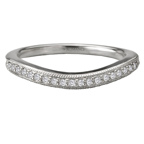 18KW ROM CURVED MLGN DIA BAND D1/8CTW, MATCH 117861, 117862 18KW ROM CURVED MLGN DIA BAND D1/8CTW, MATCH 117861, 117862