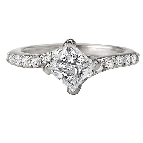 18KW ROM BYPASS DIA SEMI-MT   NORTH-SOUTH,D1/3CTW,FIT 5.5 PC