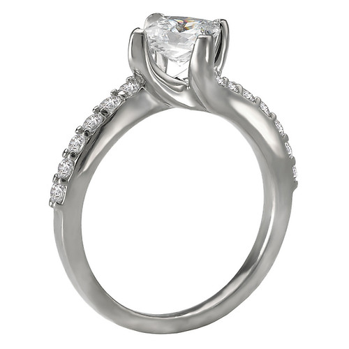 18KW ROM BYPASS DIA SEMI-MT   NORTH-SOUTH,D1/3CTW,FIT 5.5 PC