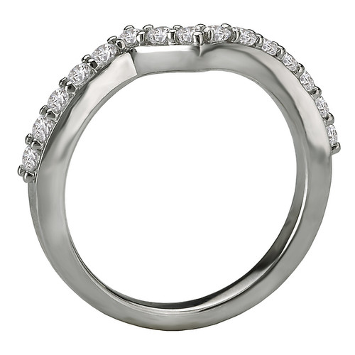 18KW ROM BYPASS DIAMOND BAND  D3/8CTW