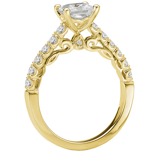 18KY ROM DIA SEMI-MT,FANCY PEGFIT 5.5MM PC, D3/8CTW