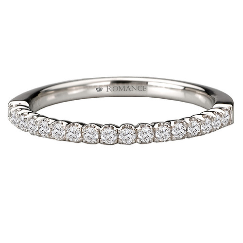 18KW ROM 17-RD DIAMOND BAND   D1/5CTW (115261-W)