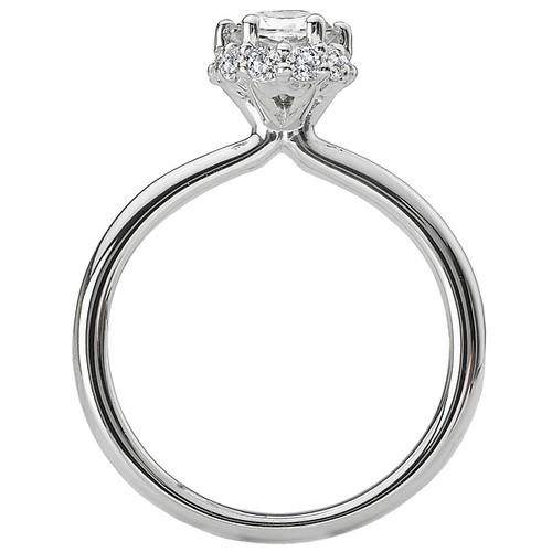 18KW ROM OV HALO PAVE DIA SEMID1/4CTW, FIT 7X5 OV, 117680-W 18KW ROM OV HALO PAVE DIA SEMID1/4CTW, FIT 7X5 OV, 117680-W