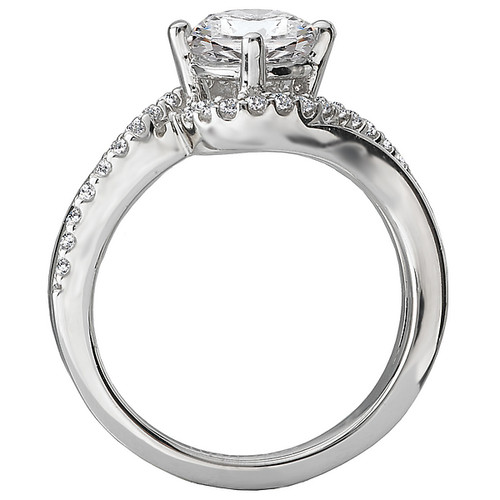 18KW ROM DIA SWIRL SEMI-MT D1/4CTW, FIT 6.5MM RD 18KW ROM DIA SWIRL SEMI-MT D1/4CTW, FIT 6.5MM RD