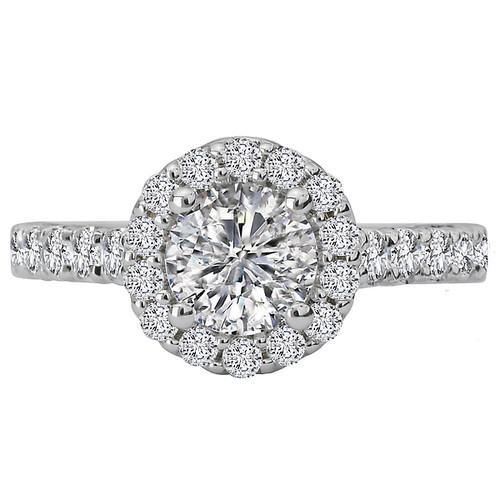 18KW ROM RD HALO DIA SEMI-MT  D5/8CTW, FIT 6.5MM RD,117053-W 18KW ROM RD HALO DIA SEMI-MT  D5/8CTW, FIT 6.5MM RD,117053-W