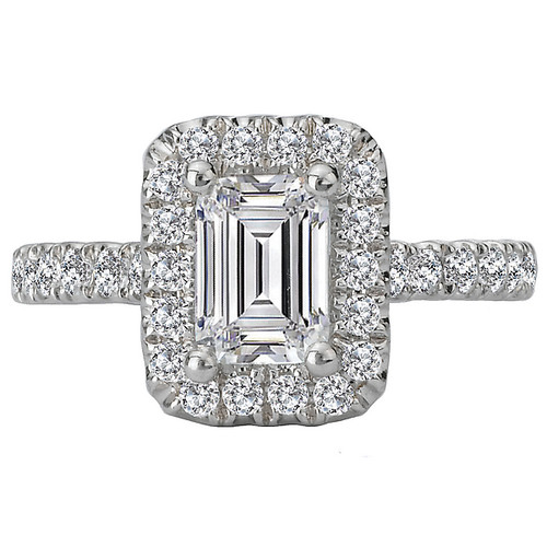 18KW ROM EM HALO DIA SEMI-MT  D5/8CTW, FIT 7X5 EM, 117933-W