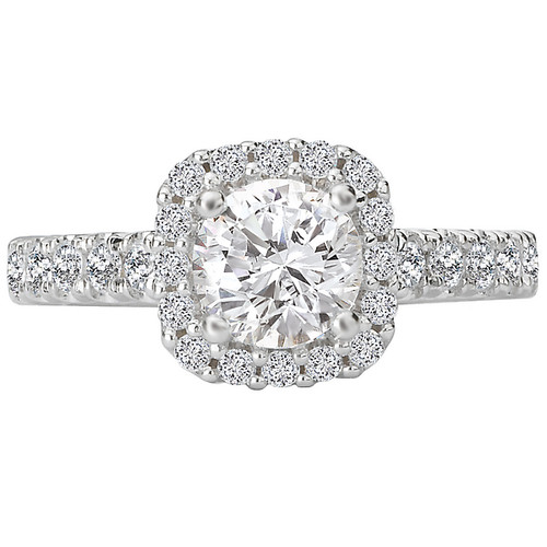 18KW ROM CS/RD HALO DIA SEMIMTD5/8CTW,FIT 6.5MM RD,117053-W 18KW ROM CS/RD HALO DIA SEMIMTD5/8CTW,FIT 6.5MM RD,117053-W