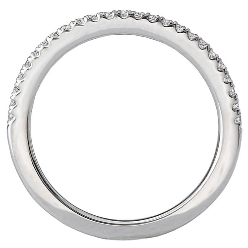 18KW ROM CURVED DIA BAND      D1/8CTW, MATCH 117975-7,119153