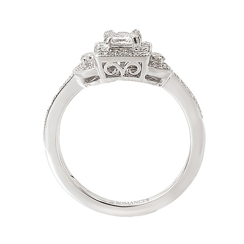 14KW ROMCOM RD/PC DIA RING D3/4CTW, INCL 3/8CT PRI 14KW ROMCOM RD/PC DIA RING D3/4CTW, INCL 3/8CT PRI