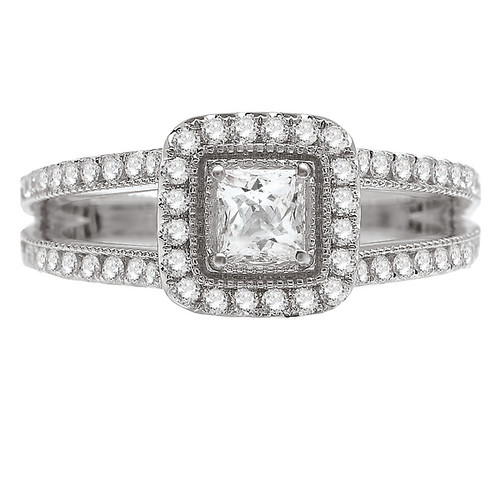 14KW ROMANCE COMPLETE ENG RINGD.75CTW INCL 1/3CT PC DIA 14KW ROMANCE COMPLETE ENG RINGD.75CTW INCL 1/3CT PC DIA