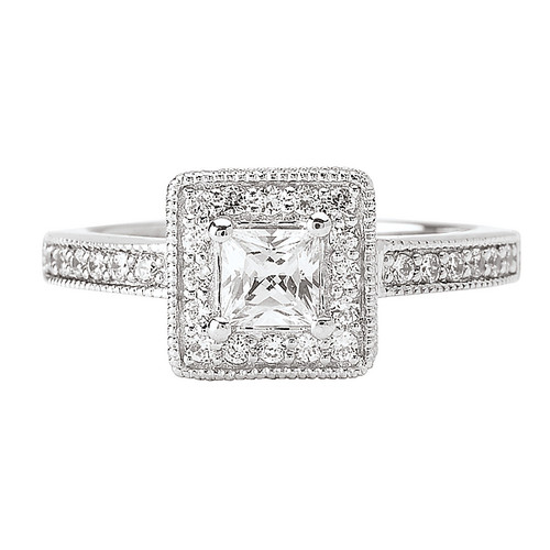 14KW ROM COM W/MLGN DIA RING D.86TW,INC 3/8CT PRI, 118189-W 14KW ROM COM W/MLGN DIA RING D.86TW,INC 3/8CT PRI, 118189-W