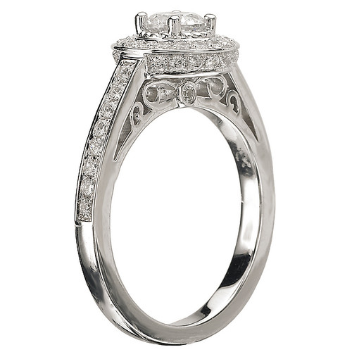 14KW ROMCOM DIA ENG RING D7/8CTW, INCL 3/8CT RD,118202W 14KW ROMCOM DIA ENG RING D7/8CTW, INCL 3/8CT RD,118202W