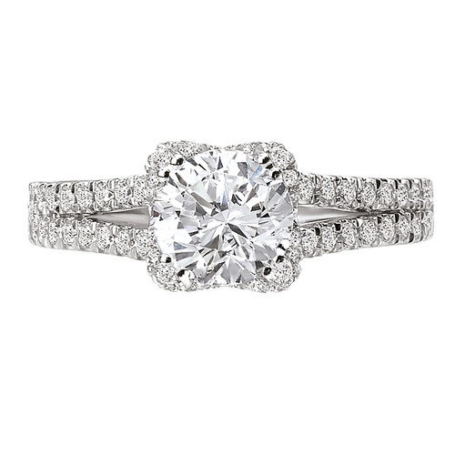 14KW RD DIA V-SHANK HALO SEMIMD3/8CTW, FIT 5.2MM RD 14KW RD DIA V-SHANK HALO SEMIMD3/8CTW, FIT 5.2MM RD