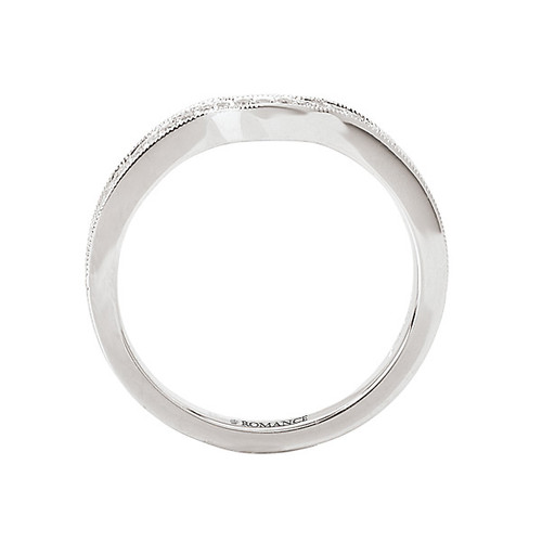 14KW ROM COM CURVED MLGN DIA  BAND, D1/8CTW 14KW ROM COM CURVED MLGN DIA  BAND, D1/8CTW