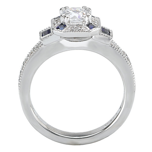 14KW ROMCOM DIA/SAPPH SEMI-MT D1/6CT, S1/5CT, FIT 4.8MM RD 14KW ROMCOM DIA/SAPPH SEMI-MT D1/6CT, S1/5CT, FIT 4.8MM RD