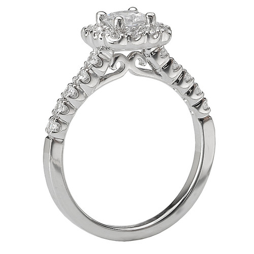 14KW ROM COM CS HALO DIA RING D7/8CTW,INC 3/8CT CS,118257-W 14KW ROM COM CS HALO DIA RING D7/8CTW,INC 3/8CT CS,118257-W