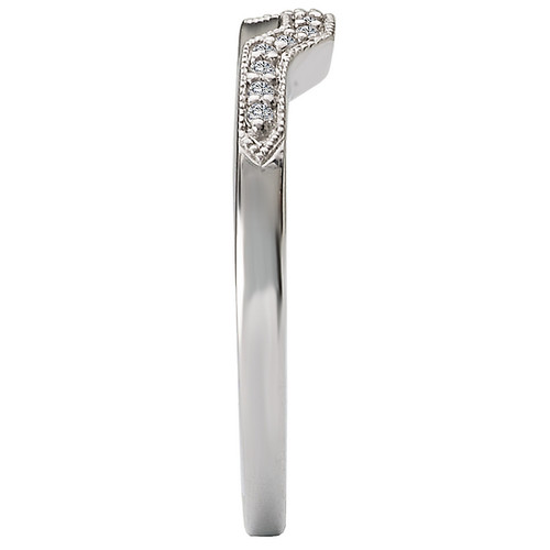 14KW PET CURVED MLGN DIA BAND D.07CTW (117574-100W) 14KW PET CURVED MLGN DIA BAND D.07CTW (117574-100W)