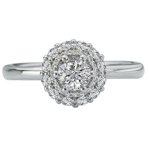 14KW RD DBL HALO DIA ENG RING D1/3CTW, FIT 4.5MM RD 14KW RD DBL HALO DIA ENG RING D1/3CTW, FIT 4.5MM RD