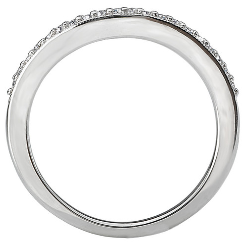 14KW CURVED MLGN DIA BAND     D1/8CTW 14KW CURVED MLGN DIA BAND     D1/8CTW