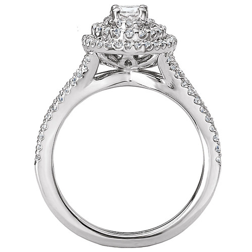 14KW OV SPLIT SHANK DIA RING  D7/8CTW, INCL 3/8CT OV 14KW OV SPLIT SHANK DIA RING  D7/8CTW, INCL 3/8CT OV