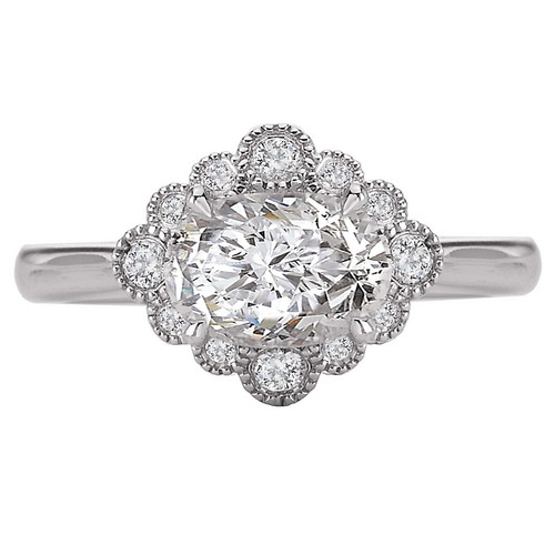 18KW DIA BZL MLGN HALO SEMI-MTD1/7CTW, FIT 7X5 OV, 119129-W 18KW DIA BZL MLGN HALO SEMI-MTD1/7CTW, FIT 7X5 OV, 119129-W