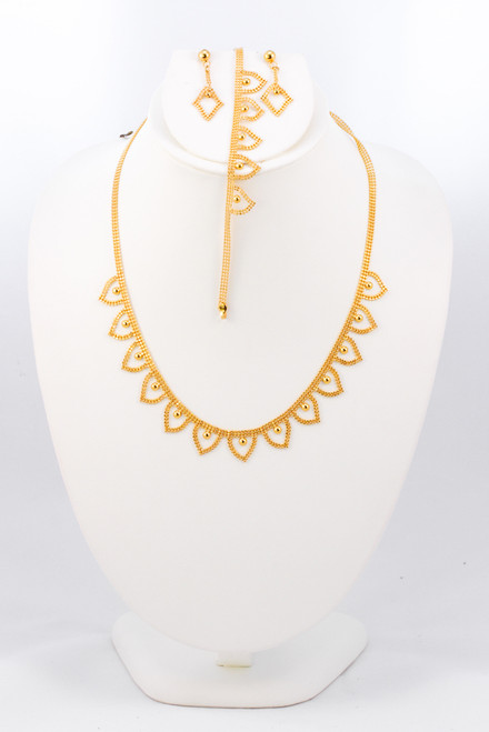 YELLOW GOLD SET, YGSET21K039, Weight:0g