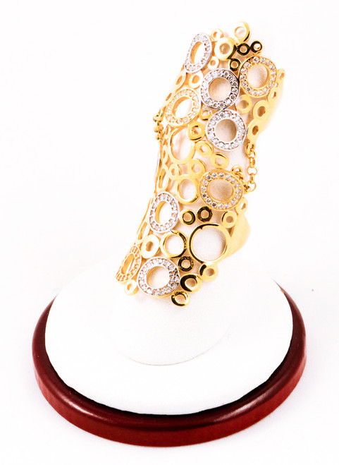 Yellow Gold Ring 21K, YGRING0013, Weight: 14.3g