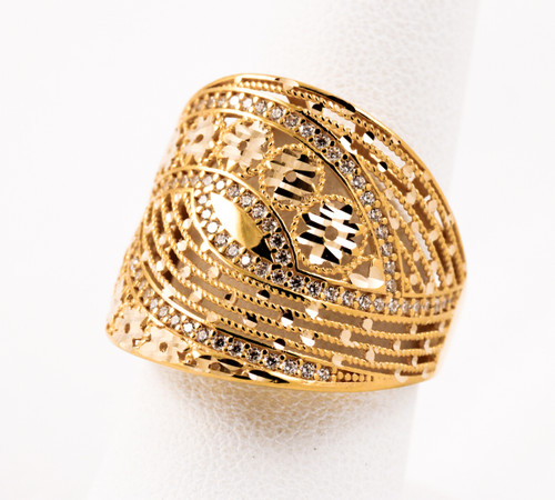 Yellow Gold Ring 21K, YGRING0015, Weight: 7.2g Yellow Gold Ring 21K, YGRING0015, Weight: 7.2g