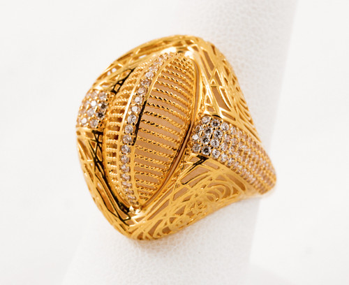 Yellow Gold Ring 21K, YGRING0052, Weight: 7.2g Yellow Gold Ring 21K, YGRING0052, Weight: 7.2g