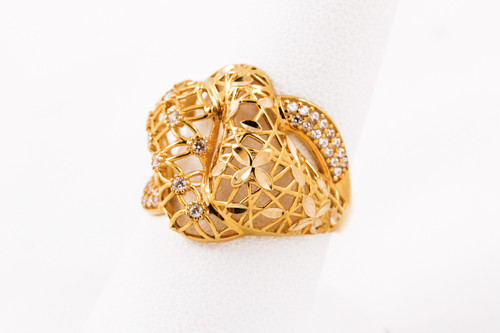 Yellow Gold Ring 21K, YGRING0059, Weight: 5g Yellow Gold Ring 21K, YGRING0059, Weight: 5g