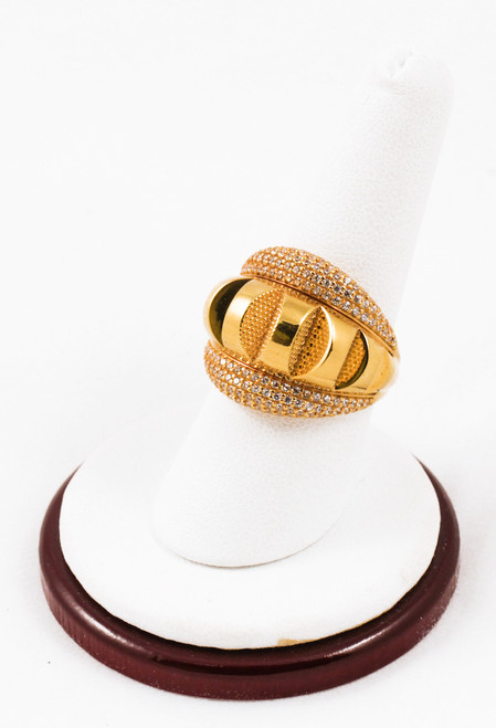 Yellow Gold Ring 21K, YGRING0071, Weight: 5.8g